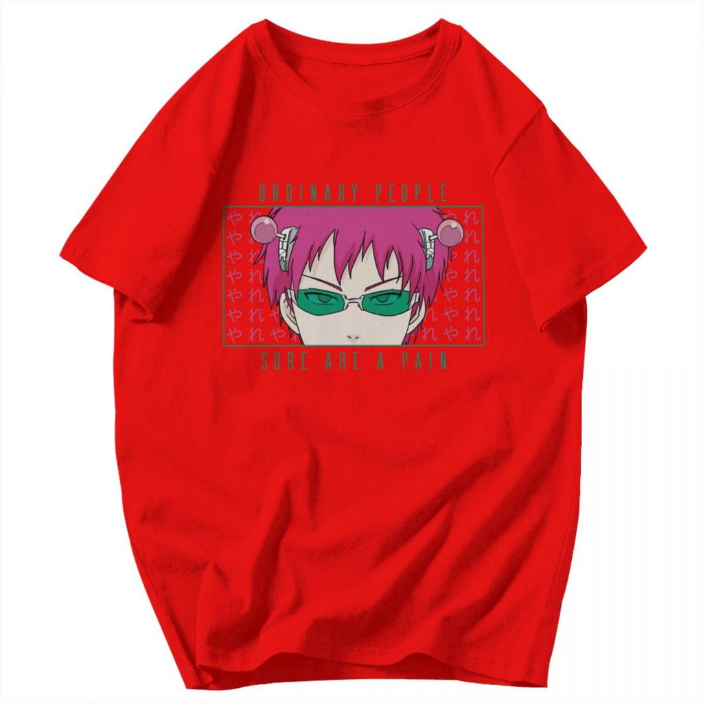 Herren T-Shirt Saiki Kusuo The Disastrous Life Of Saiki K Anime Idee Y2K Grafik-T-Shirts Unisex Oberteile T-Shirts