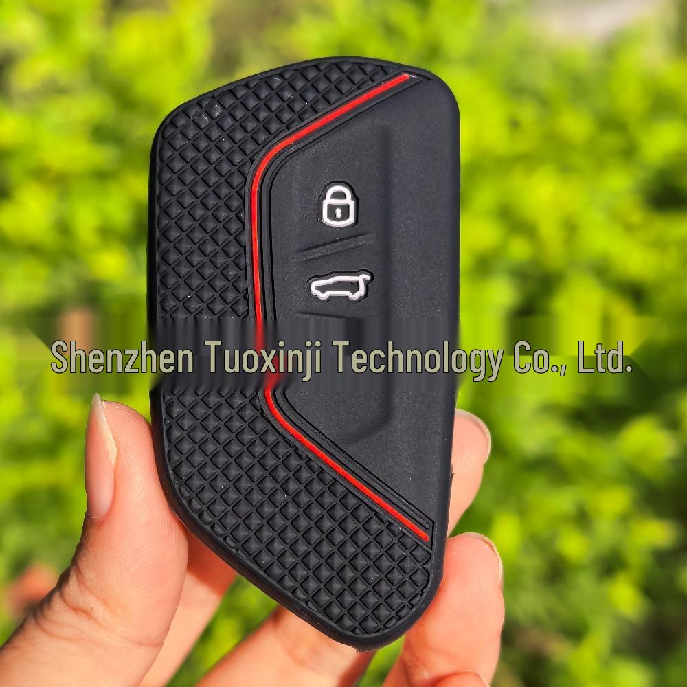 

Silicone Protective Key Shell for VW Golf 8 Touareg R-Line ID4X чорний
