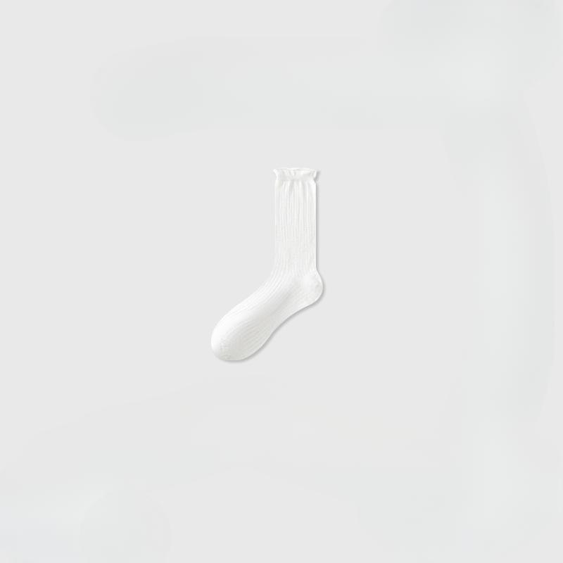 Dopamine Pile Pile Socks for Women, Summer Thin, Long, Antibacterial, Breathable, Cool, Ballet-style Modal Long Socks