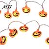 Decorative Lights for Home Halloween String Lights, 10/20 LED Spooky Pumpkin Ghost Fairy Light, Battery Festival Atmosphere Operated Indoor