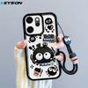 KEYSION Shockproof Case for OPPO Reno14 F 5G with Lanyard Soft Silicone Cute 3D Cartoon Doll Phone Cover for OPPO Reno 14F 5G