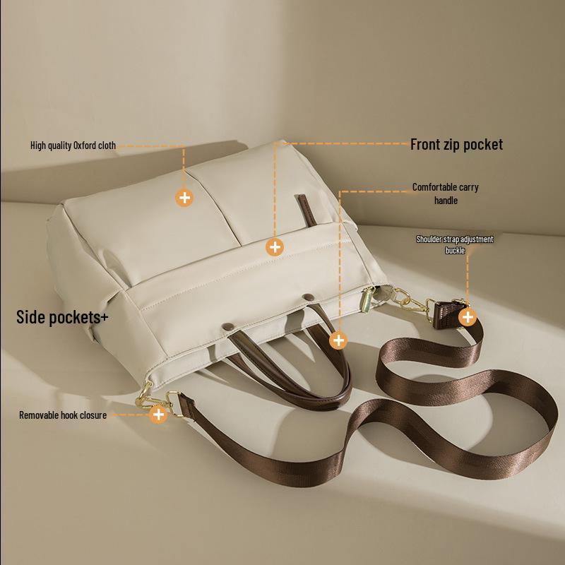 Women's High-End Fashion Laptop Handbag: Shockproof, Waterproof, Lightweight, Large Capacity Crossbody and Shoulder Bag