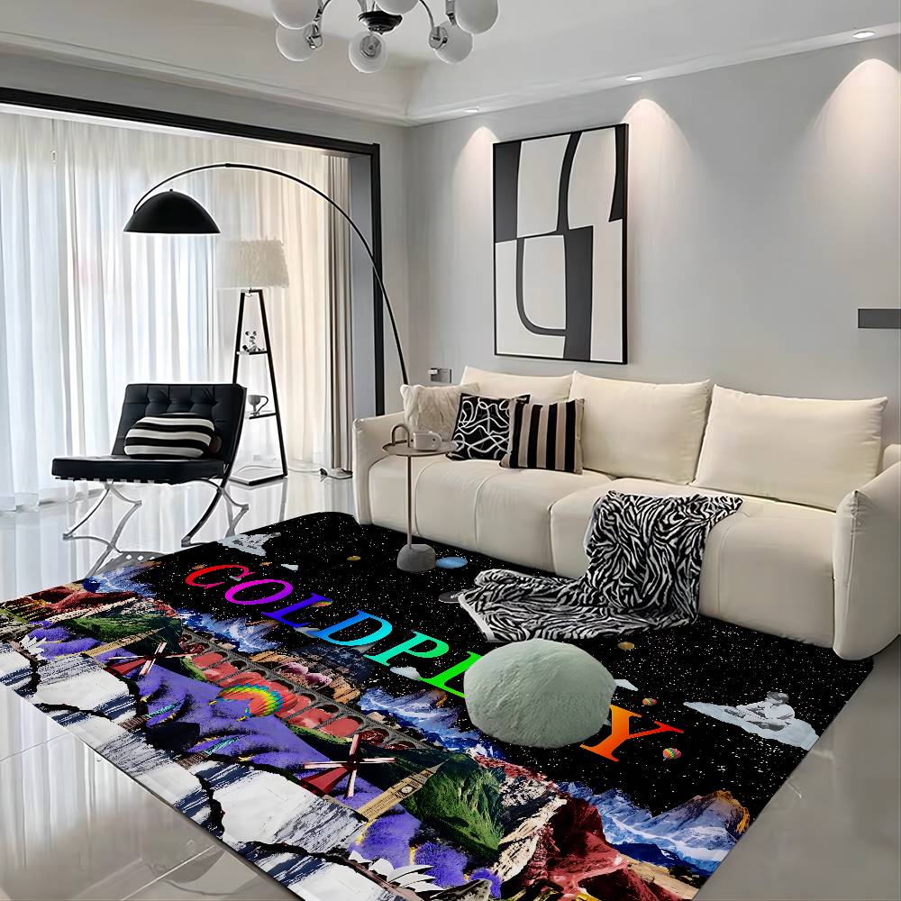 Classic Pop Rock Band C-Coldplay Kitchen Mat Cheaper Anti-slip Modern Living Room Balcony Printed Modern Home Decor