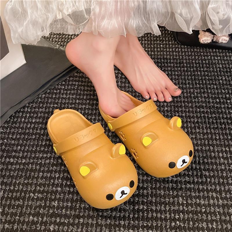 

Женские клоги-сандалии Rilakkuma с милым 3D-дизайном, трансформируемые, для летнего повседневного ношения 36 коричневый