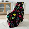 Video Game Element Controller Pattern Blanket Warm Soft for Sofa Bed Home Travel Camping Blanket All Seasons Luxury Gifts