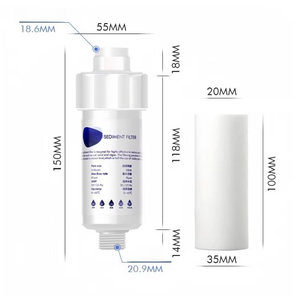 Water Filter Purifier Washing Machine Water Heater Pre-filter Sink Water Filtration Shower Head Filter Bathroom Accessories
