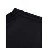 Men's T-shirt-Black Casual Short Sleeve Crew Neck T-shirt with Machine Logo Style Chest Print, Elastic Four Seasons Wear  (Machine Washable)
