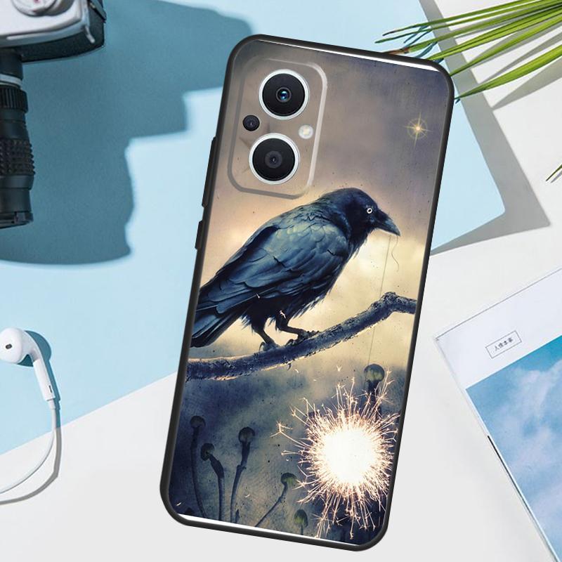 The Raven Halloween Cover For OPPO Reno 12F 11F 13F 14F 8T 7 8 Lite 10 11 12 13 14 OPPO Find X9 X8 X6 X5 Pro Case