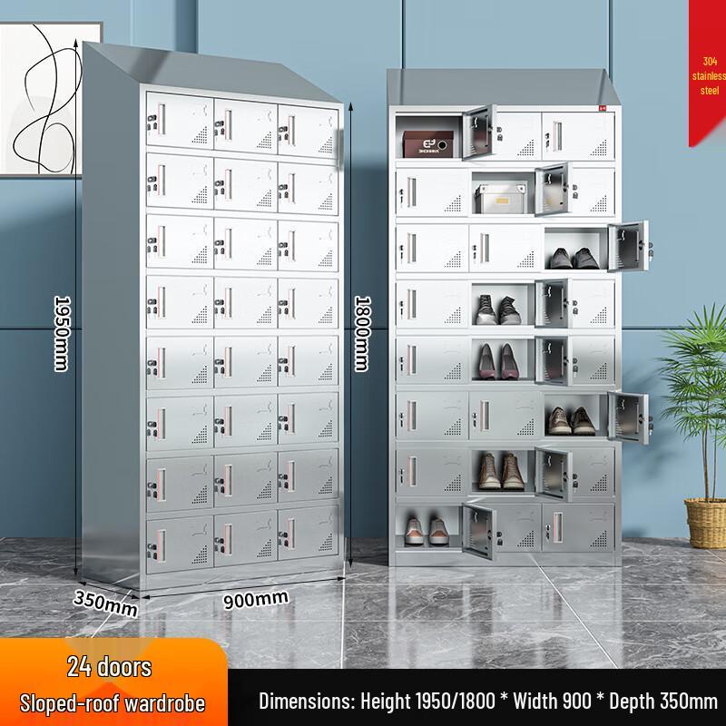 WEZHO Stainless Steel 24-Door Locker