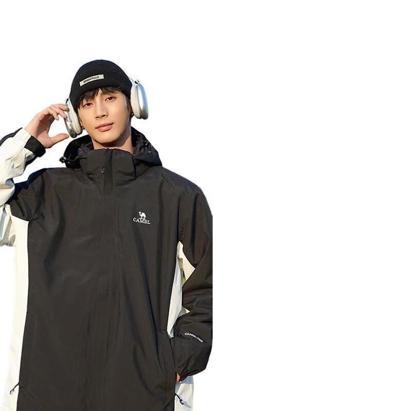 Camel Men's 3-in-1 Fleece Lined Outdoor Jacket T1W245169AX