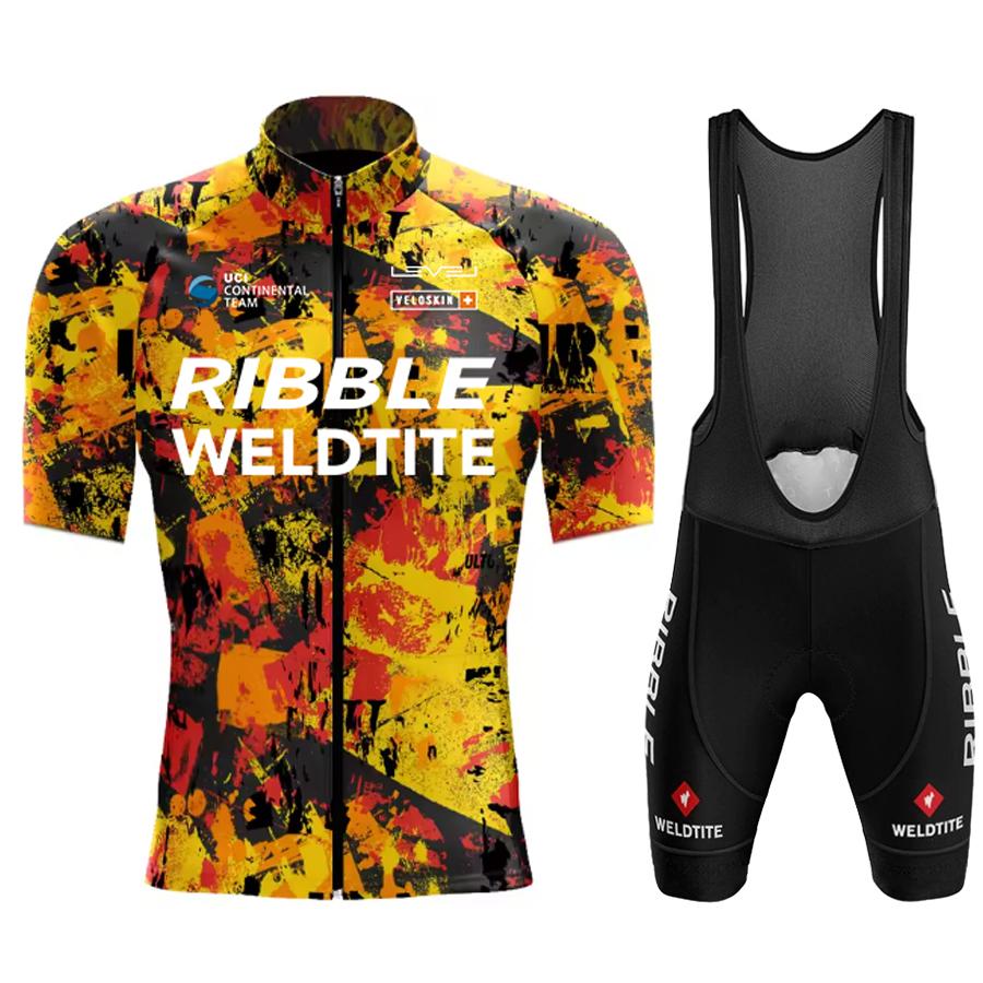 2026 New Graffiti Cycling Jersey Set Summer Cycling Clothing MTB Bike Clothes Uniform Maillot Ropa Ciclismo Man Cycling Bicycle Suit