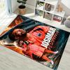 Josimar Vozinha Football Goalkeeper Print Area Rug, Sports Decorative Floor Mat for Living Room Game Room Home Decor