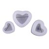 3D silikonová forma ve tvaru srdce sada pro svíčky, mýdlo, kadidlo, sádru, fondán & čokoládu