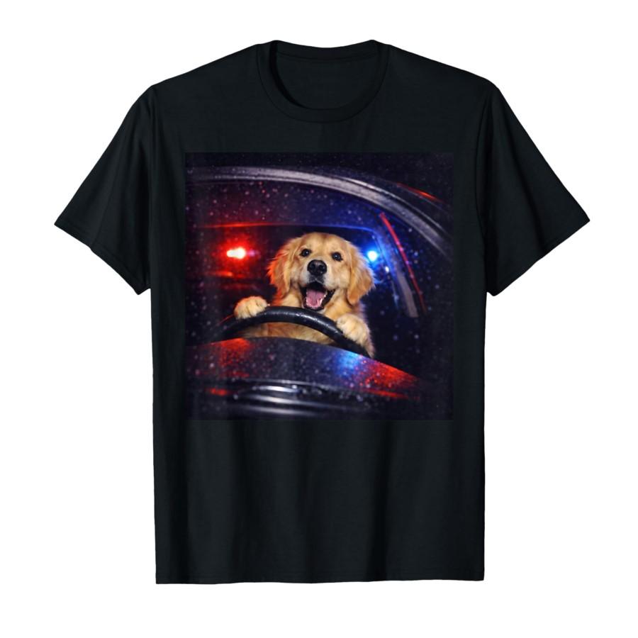 

Funny Golden Retriever Driving Meme Dog Driving A Car T-shirt For Men Women 100% Cotton T Shirts Short Sleeve Tops 0212-1 - M... S разноцветный