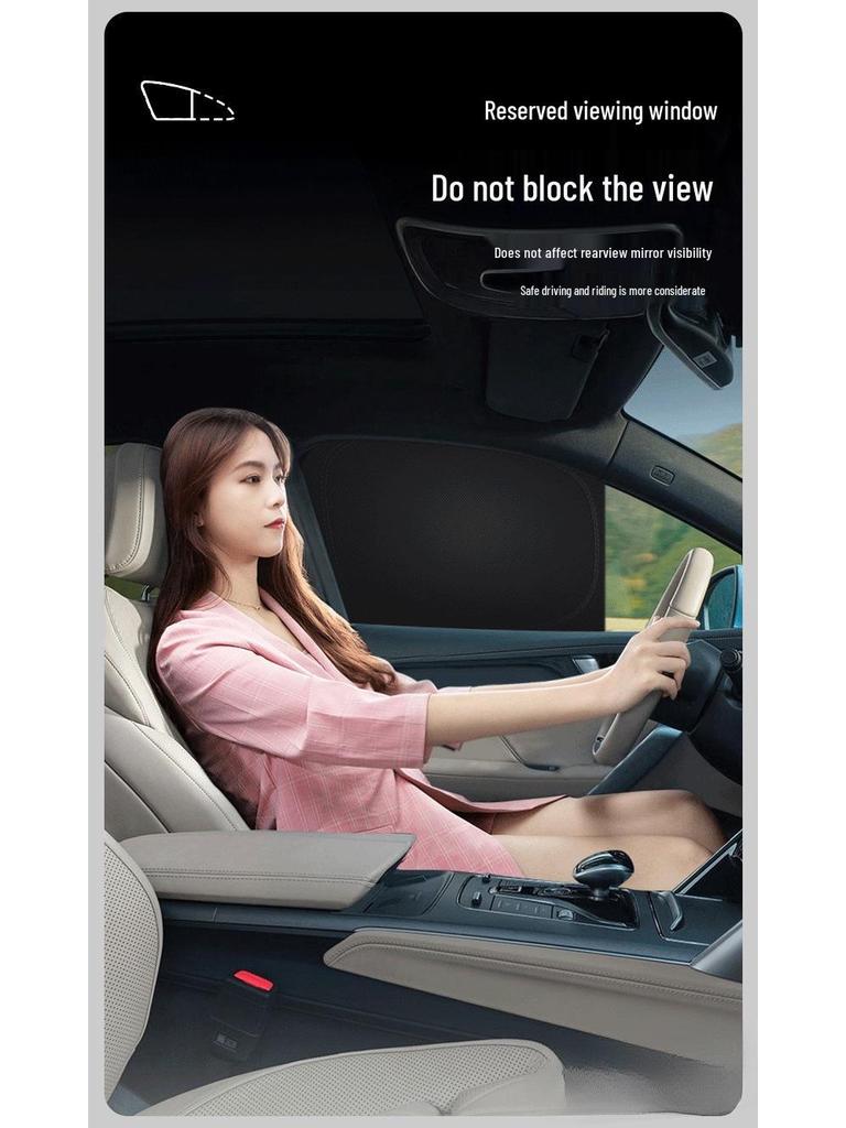 BYD Series Car Window Privacy and Sunshade Curtain - Full Coverage, Heat Insulation, UV Protection.