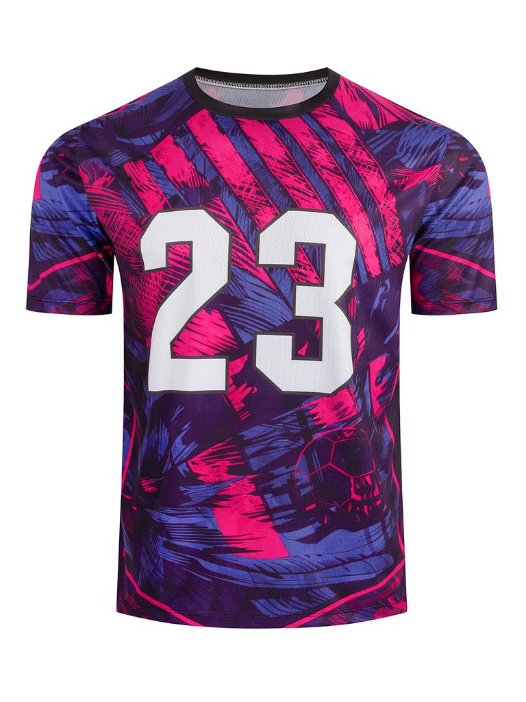 Custom Soccer Jersey for Men Personalized Football Shirt Team Uniform Short Sleeve Sports Training Top