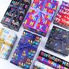 6 Pcs Folded Flat Birthday Gift Wrapping Paper Sheet for Boys Girls Men Women Birthday Party Gift Decor