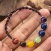 Natural Crystal Bracelet, Woven Multi Treasure Bracelet, Adjustable, DIY Bracelet, Accessory, Christmas Gift, Stocking Stuffers, Valentine's Day Gift
