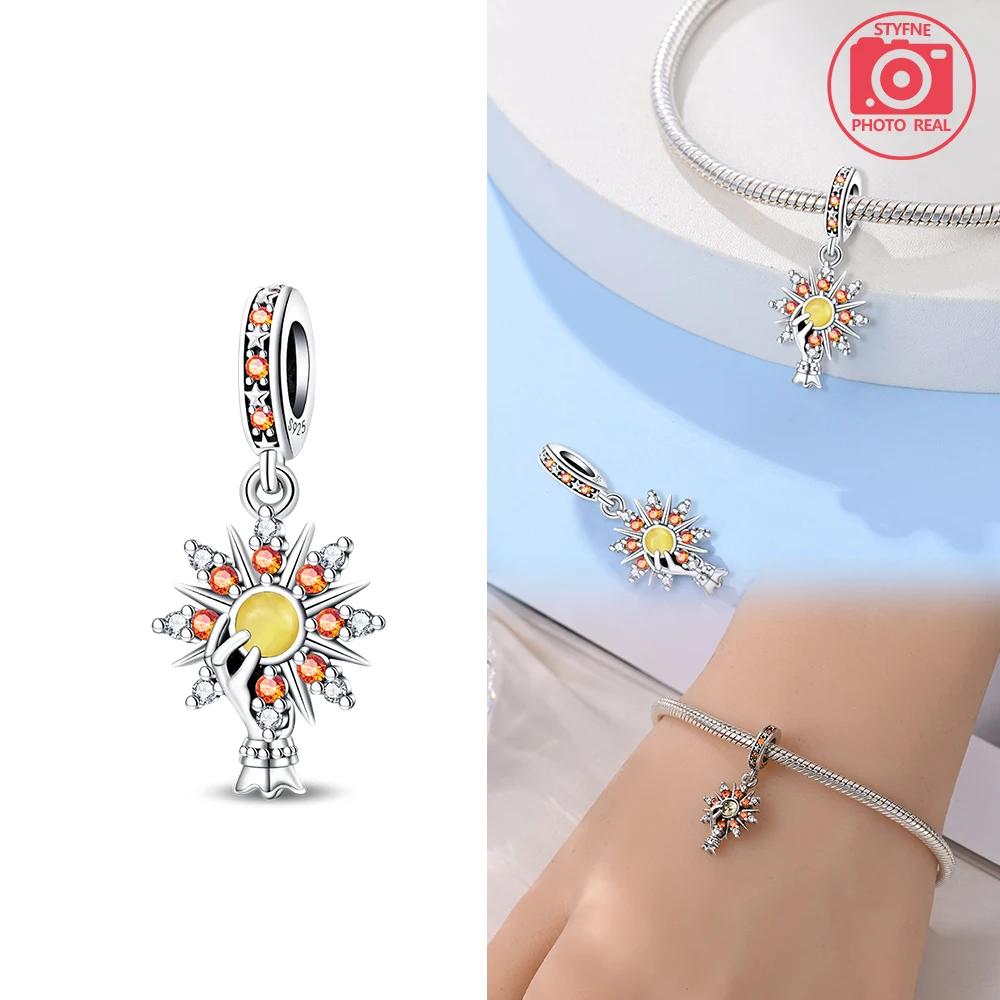 The Eternal Love Pendant Copper Colors Charm Beads Fit Original Charms Bracelet Beads For Women Jewelry Making Gifts