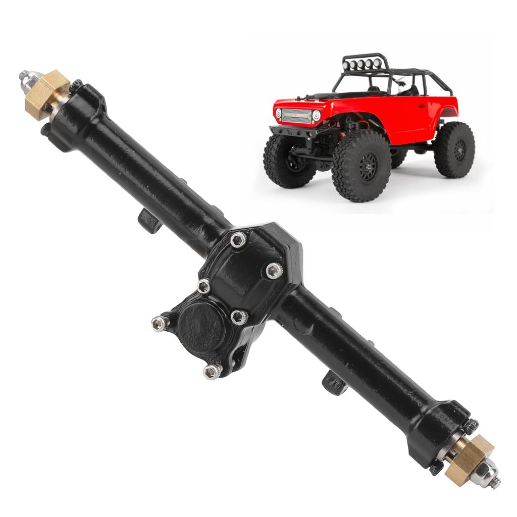 RC Metal Complete Rear Axle Shaft Assembly for   SCX24 90081 1Celsius24 RC Car Upgrade Parts