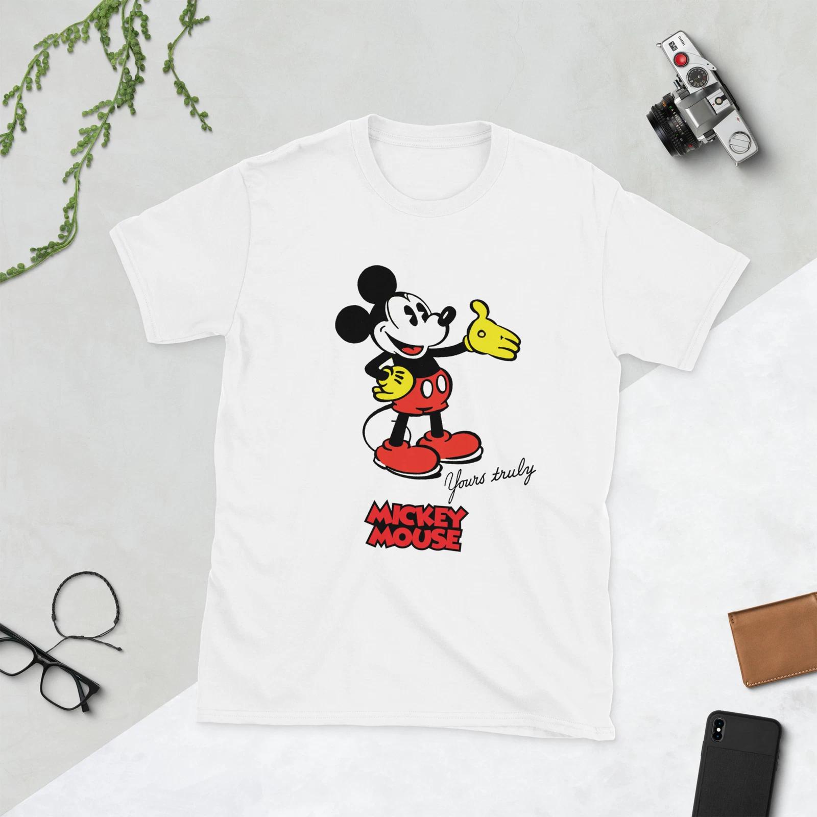 MICKEY MOUSE - VINTAGE T-Shirt  YOURS TRULY . DISNEYANA CLASSIC FUN!! S