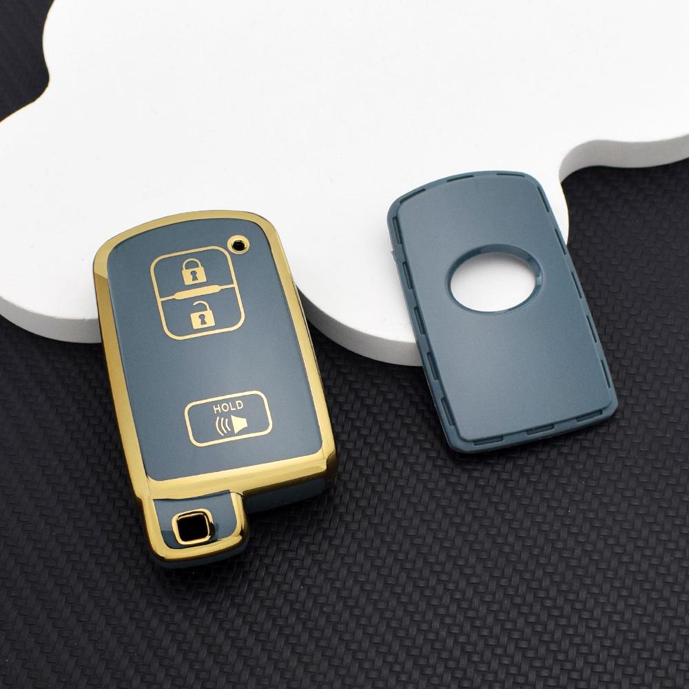2/3/4 Buttons Anti-Scratch Tpu Key Fob Cover For Toyota Camry Rav4 2012- Key Holder Fit For Auris Hybrid Avalon Yaris Verso
