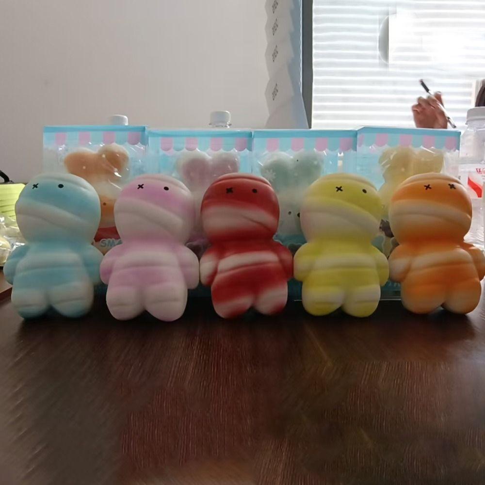Moist Mummy Squishy Toy Soft Mummy Slow Rebound Toy Sensory Toy Mummy Squeezable Toy Office