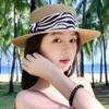 Korean Style Sunscreen Bucket Hat Wide Brim Women's Sun Hat Simple Straw Woven Hat  Spring Summer