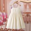 Girls Summer Thin Princess Strap Dress Chic Beach Sundress For Kids Lightweight Elegant Party Vacation Wear