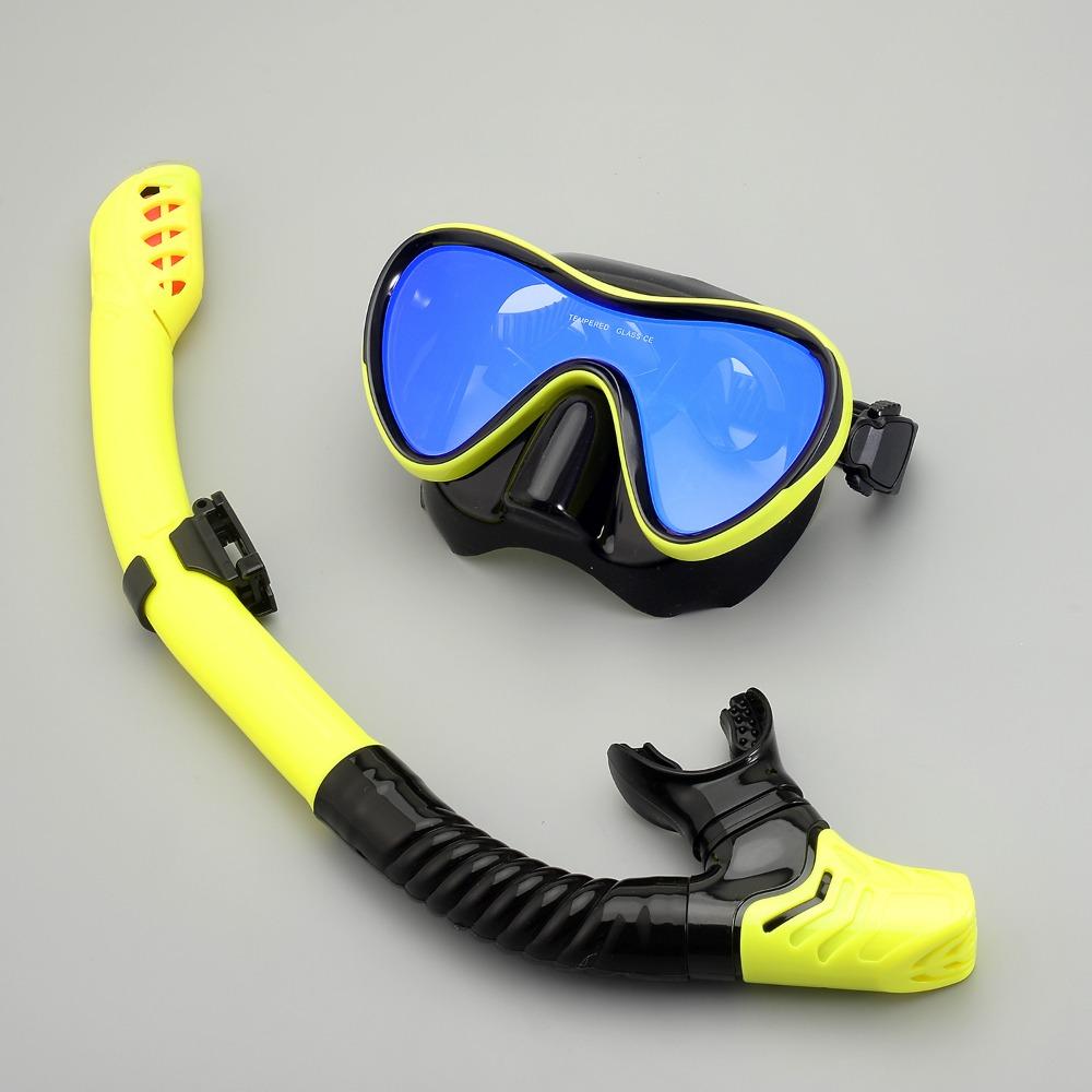 Diving goggles snorkel set