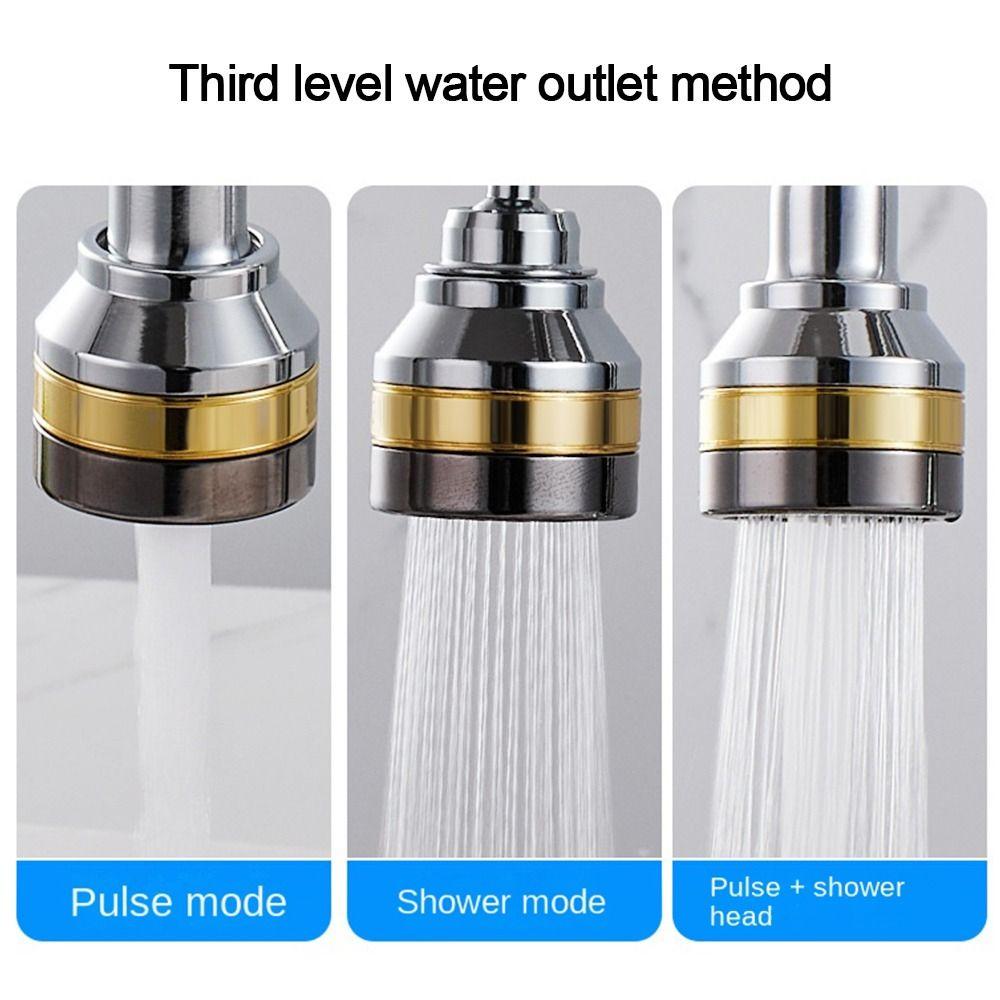 360° Rotatable Faucet Nozzle Water Saving Sprayer Nozzle Bathroom Sink ...