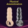 SCRealistic Penis Extender Sleeve Cover Header Case Reusable Condom Delay Ejaculation Dick Enlargement Extension Men Male Sex To