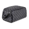 Louis Vuitton Check Pattern Canvas And Leather Toiletry Bag Men Toiletry Bag Black Blue N40127
