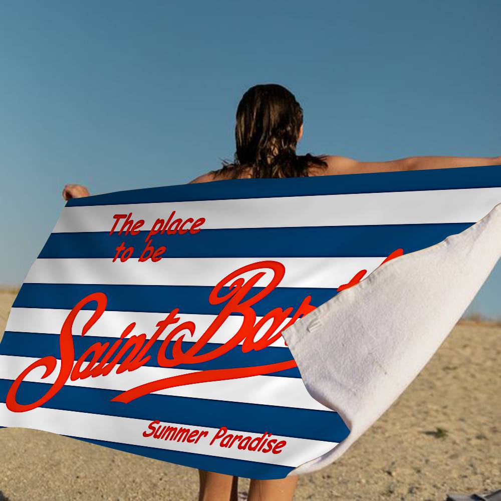 Saint Fashion Barth Große Mikrofaser-Strandtücher Schnelltrocknendes Handtuch Sand-Strandtücher Poolhandtuch Für Reisen Schwimmbad Yoga
