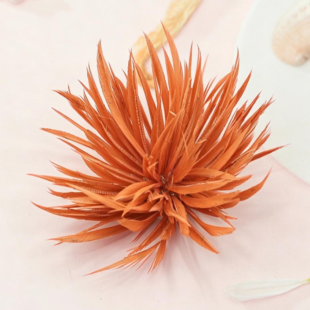 Feather Tear-Off Flower DIY Handmade Jewelry Craft Hair Brooch