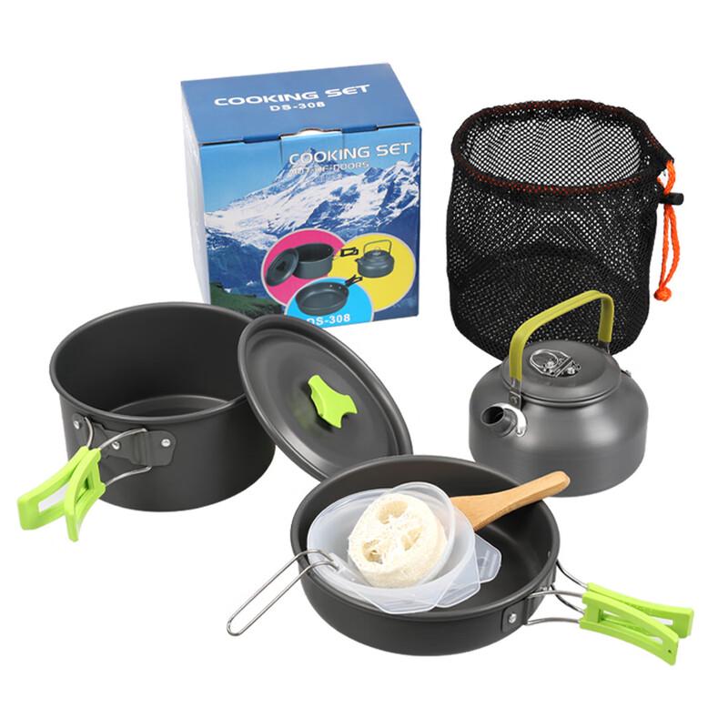 Yizi Xiaojie Outdoor 2-3 Person Portable Camping Cookware Set