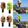 Plush Capybara Golf Club Headcover Stuffed Animal Doll Golf Wood Driver Head Protector Cover Golf Accessories