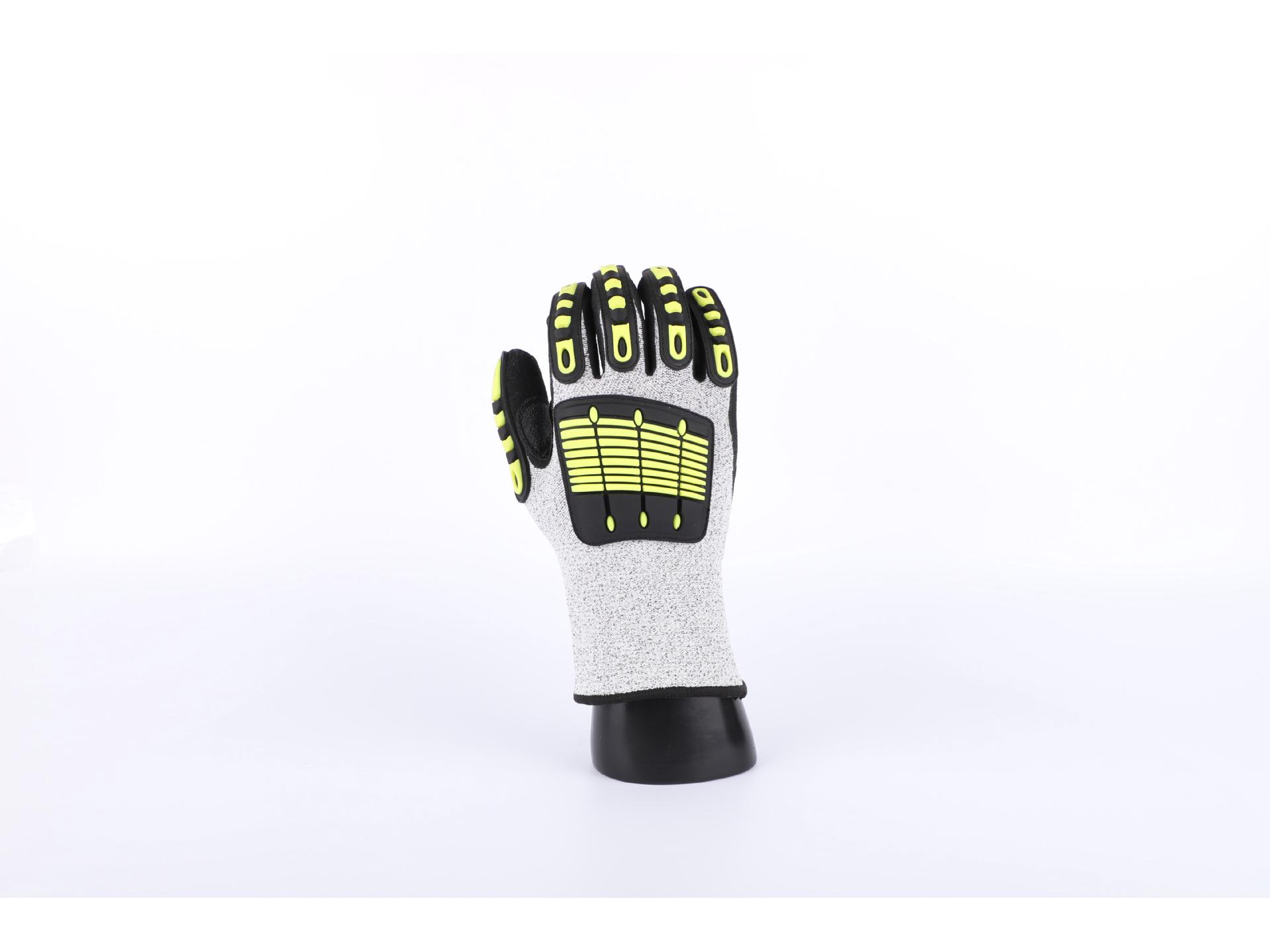 

Рабочие перчатки из нитрила, устойчивые к ударам и порезам из ТПР - Защита от ударов, противоскользящие, промышленного класса