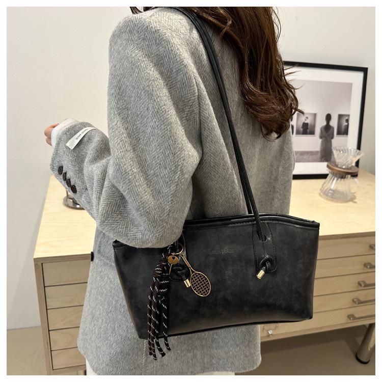 Women's Retro Large-Capacity Summer 2025 Shoulder Tote Handbag