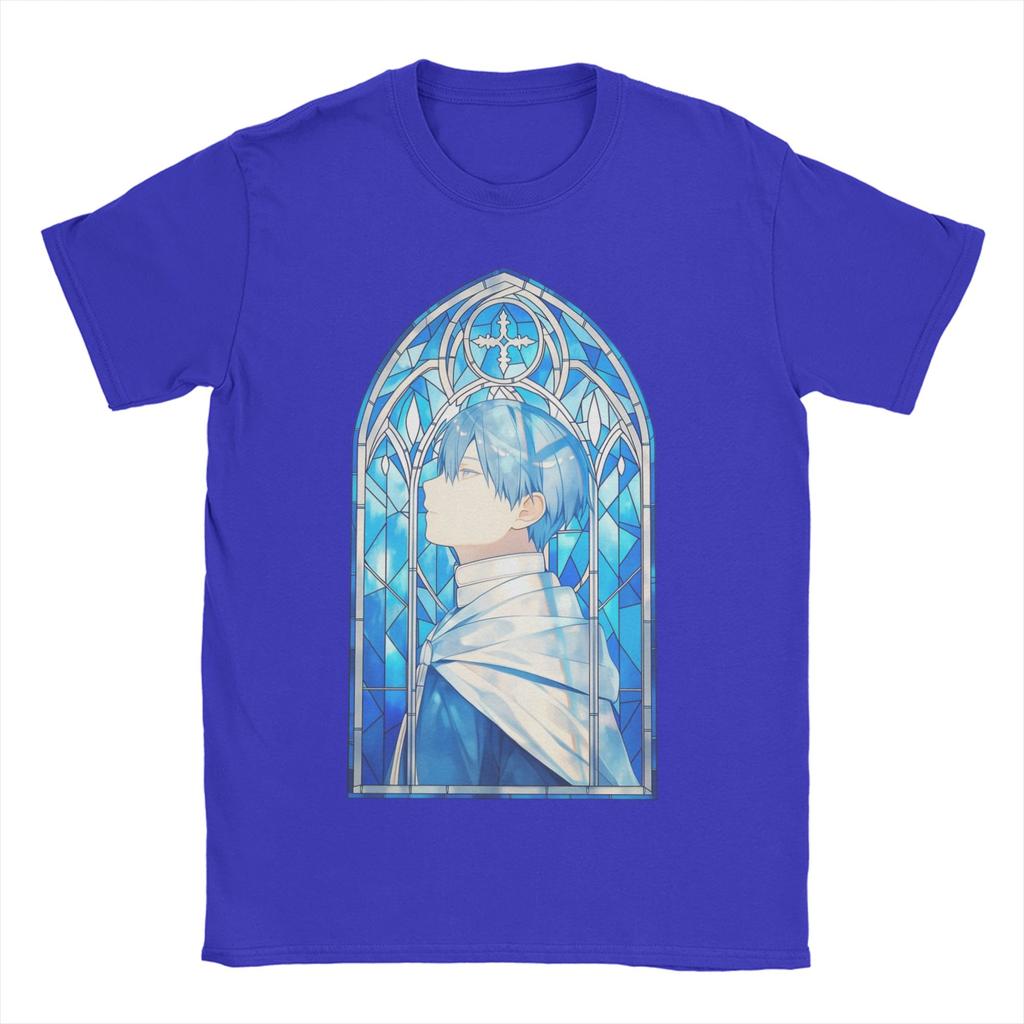 Unisex Women T-Shirt Frieren the quiet elf mage Hipster Cotton Tee Shirt Short Sleeve T Shirts O Neck Tops Gift Idea