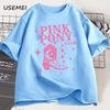 Pink Pony Club Chappell Roan Cowgirl Boots T-shirt Women Hip Hop Fashion Country Music T Shirt Lady Girl Fashion Tee Streetweawr