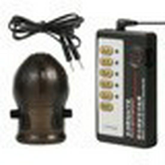Men's Remote Control Desensitizing Electric Shock Trainer for Endurance and Self-Pleasure