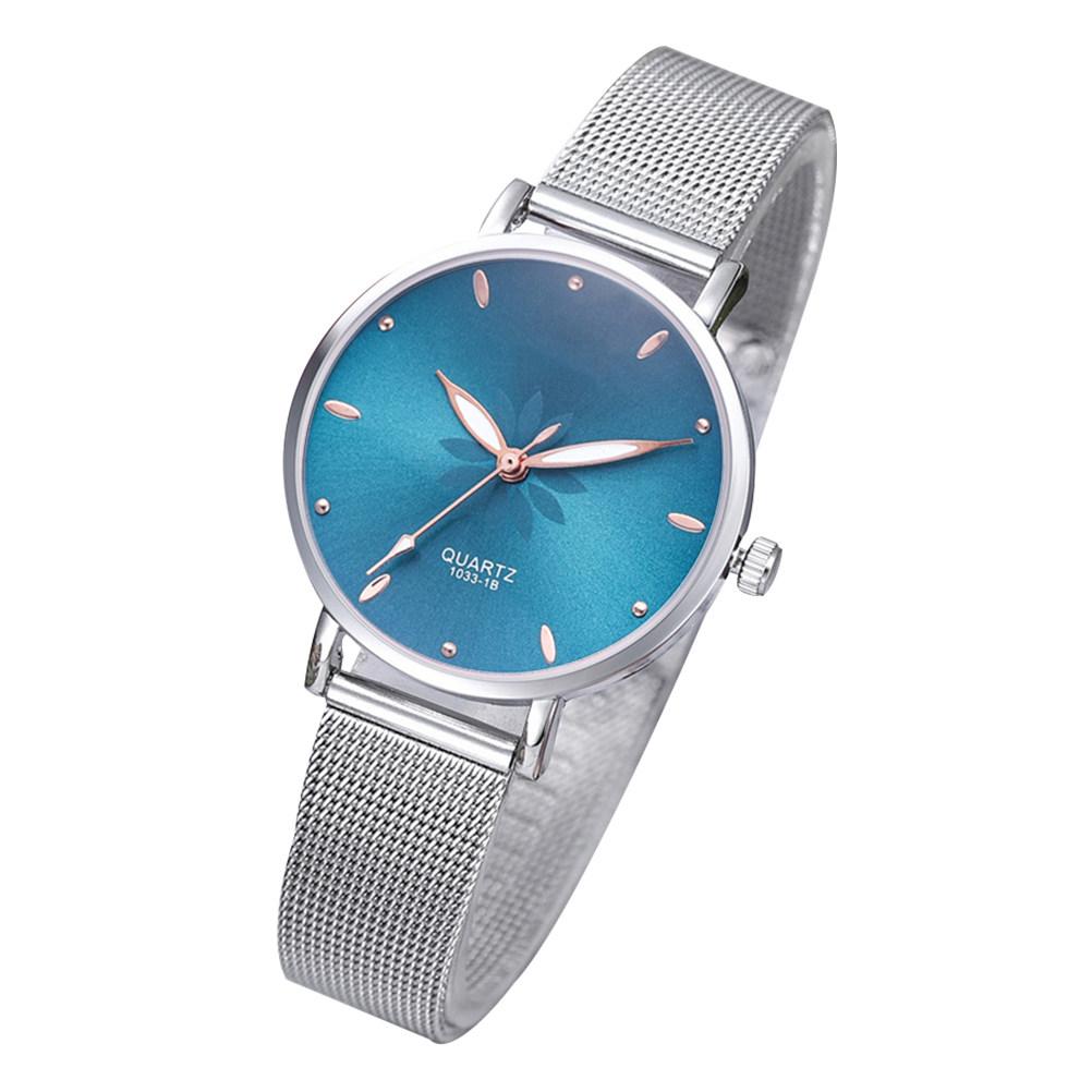 Women Quartz Watch Luxury Mesh Alloy Bracelet Adjustable Comfort Fit Precision Timekeeping Dress Watch for Office Party Gift
