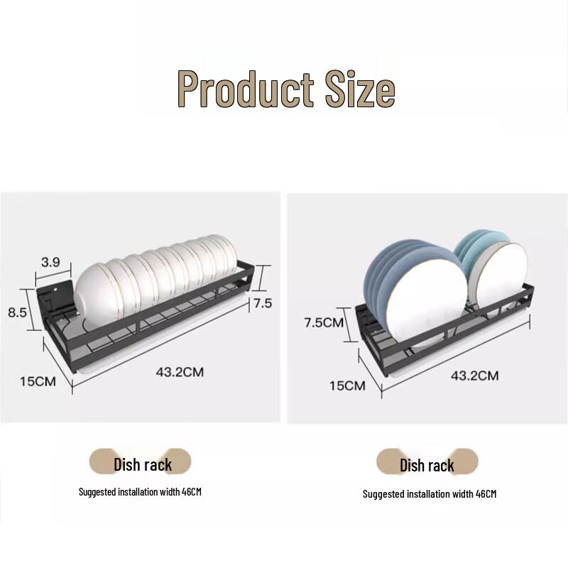 Yunshuang Wall-Mounted Kitchen Storage Rack