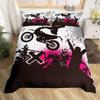 Jungen Motocross Bettbezug Motocross Fahrer Bettwäsche Set Motorrad Sportspiel Deckenbezug Motorrad Extremsport Bettdeckenbezug