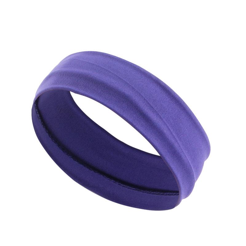 Men Sport Elastic Headbands Thick Non-Slip Sweatband Sports Gym Headband Women Men Breathable Basketball Fitness Yoga Hair Band