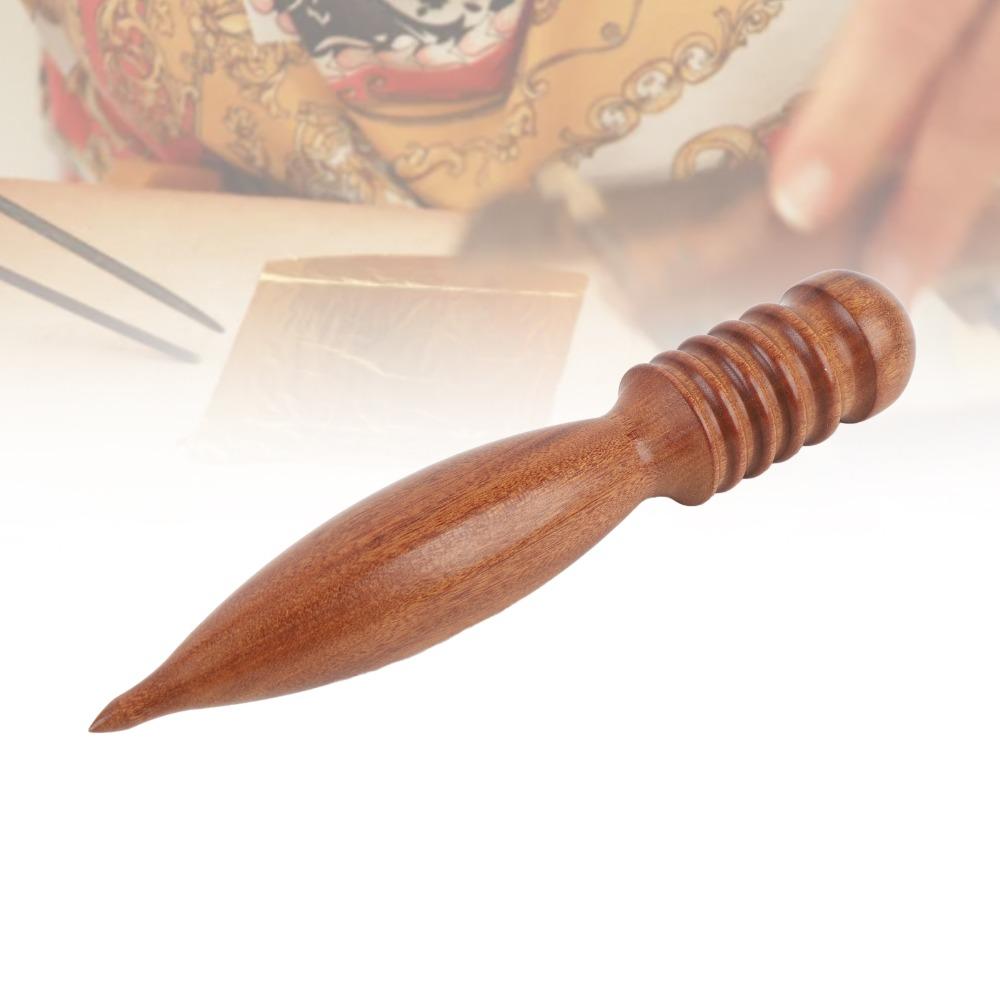 5 Grooves Leather Grinding Rod Leather Burnishing Tool Burnishing Polishing Sanding Grinding