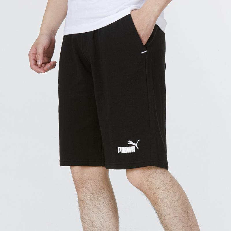 Puma Power Relaxed Drawstring Shorts Men Bottoms Black 670939-01