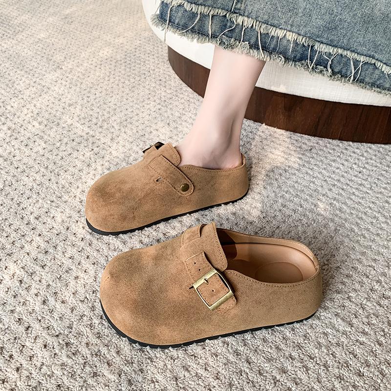 Fashion New Women Clogs Slippers Suede Clogs Shoes Cork Footbed Men Clogs Slippers Outdoor Beach Slippers Support