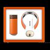 Smart Thermos Cup, Neck Massager & Bluetooth Earbuds Gift Set